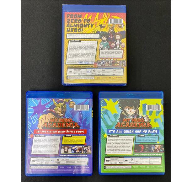 My Hero Academia Blu-Ray & DVD Bundle: Seasons 1-3, Two Heroes, & Heroes Rising - Picture 4 of 14